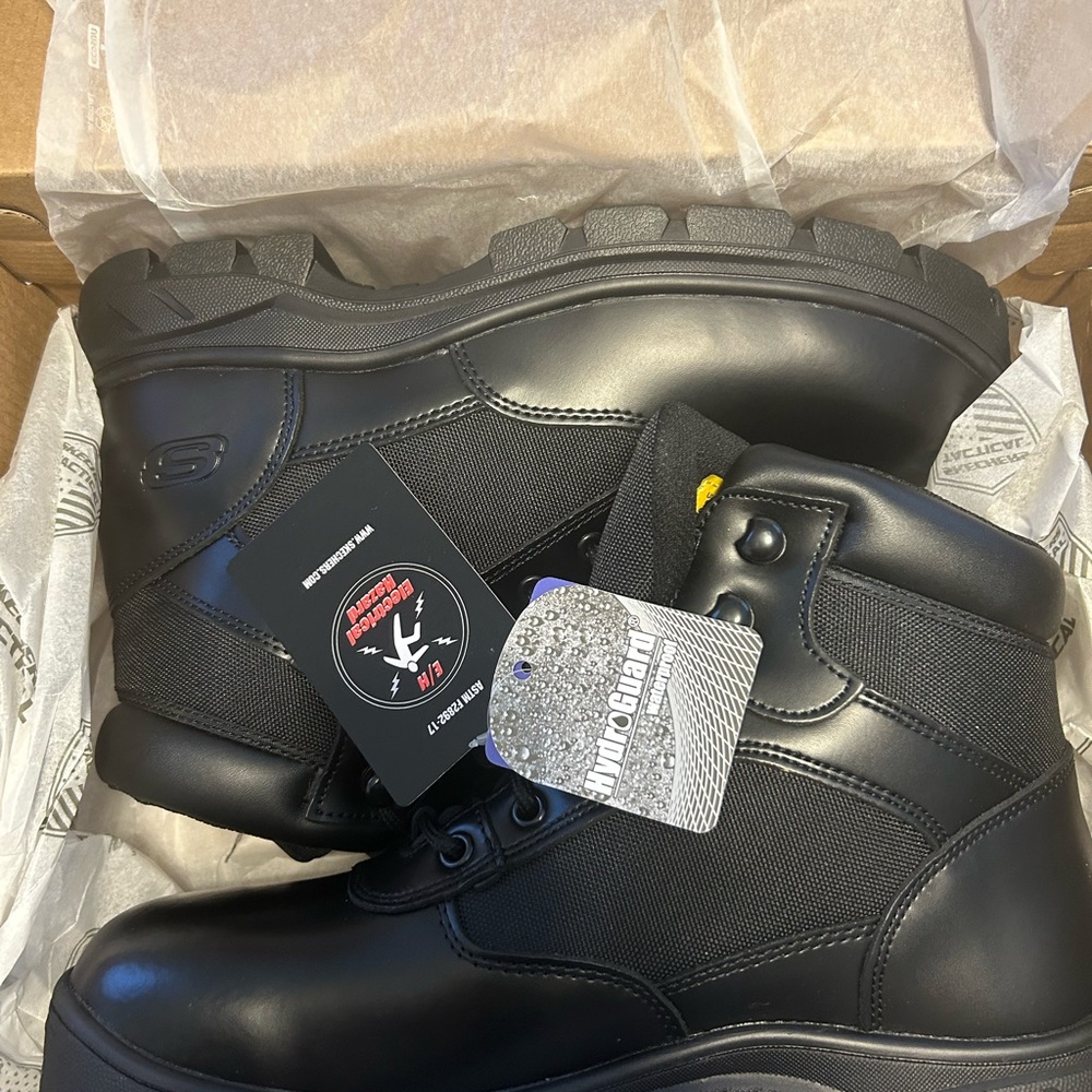 New Skechers tractical boots size 9 - Picture 2 of 8